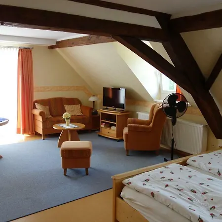 Ferienhaus Zur Alten Burg Loesenich Apartamento Lösnich